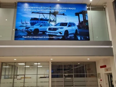 LED-экран для автосалона