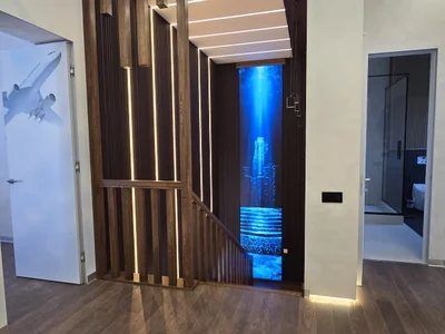 LED-экран видеоэкран для дома со встроенной акустикой и саундбаром 