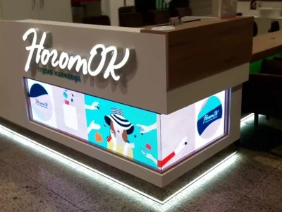 LED-островок для студии маникюра