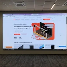 Интерьерный LED-экран в медицинское учреждение