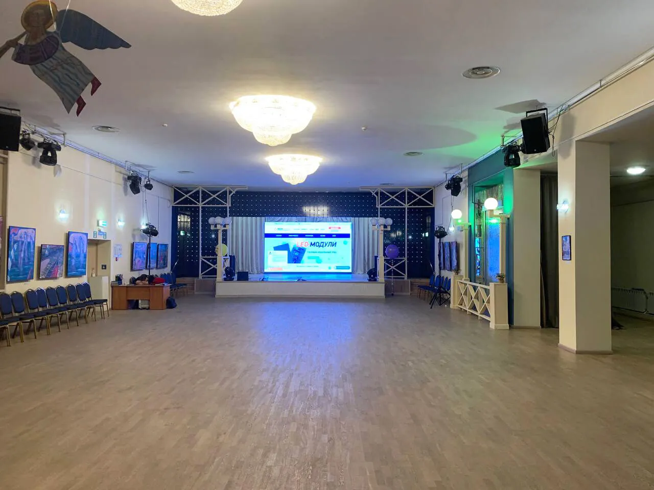 LED-экран на сцену парка культуры и отдыха